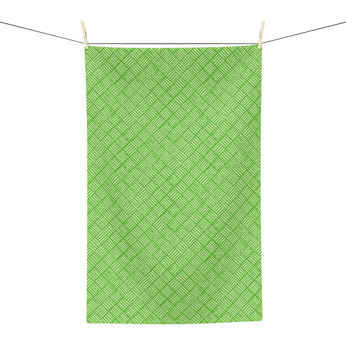 Tropical Green Weave - Soft Tea Towel