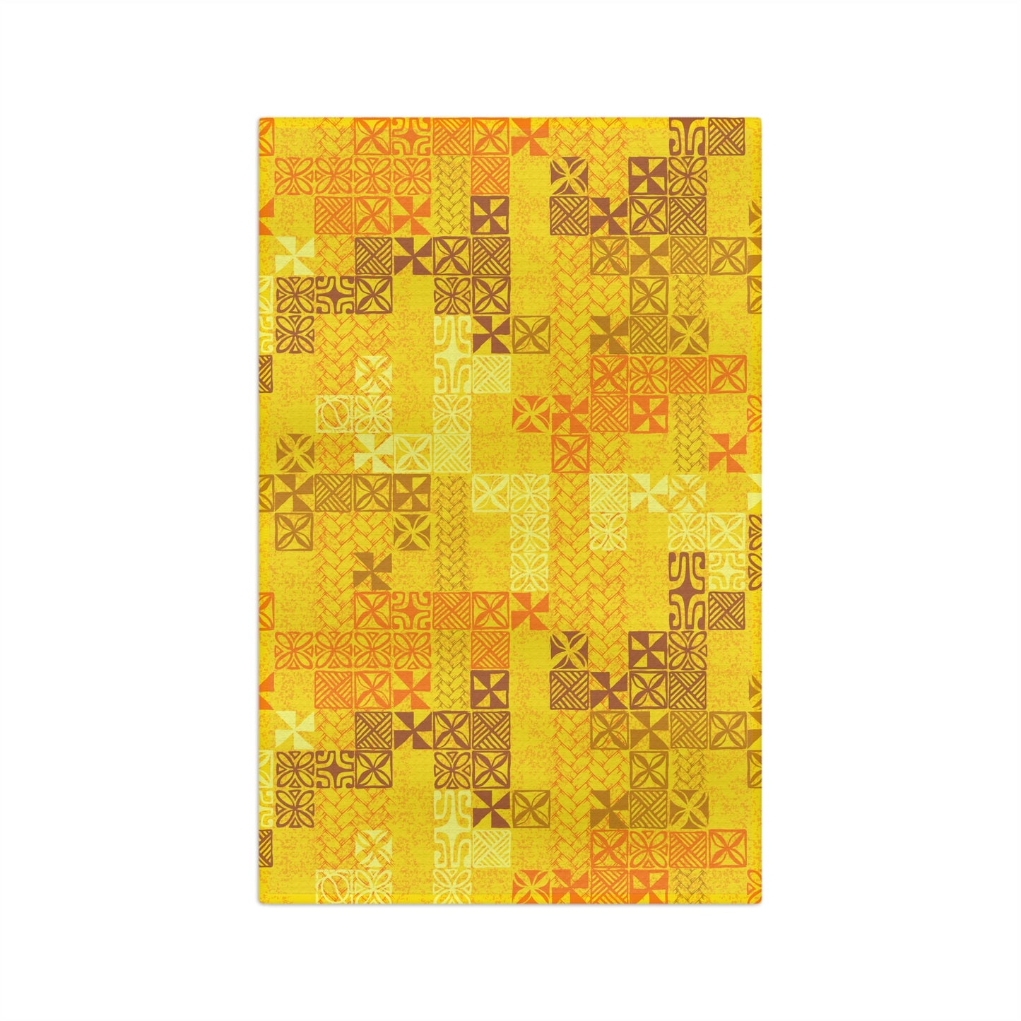 Tapa Tuesday Yellow Soft Tea Towel
