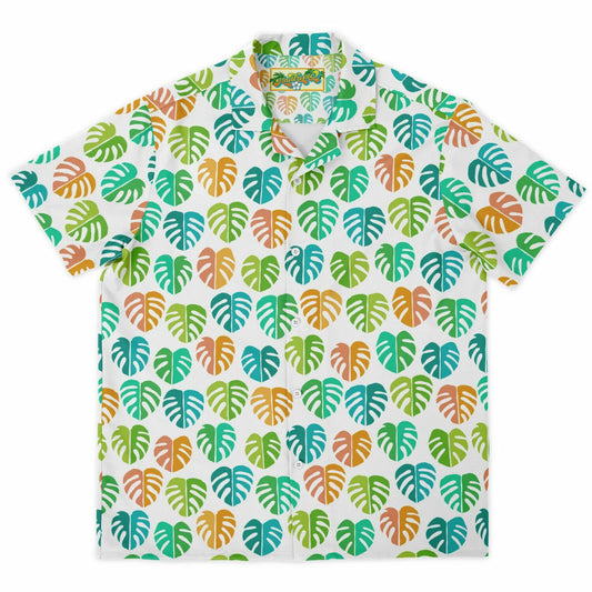 'Delicious Monsters' Short Sleeve Button-Down Shirt
