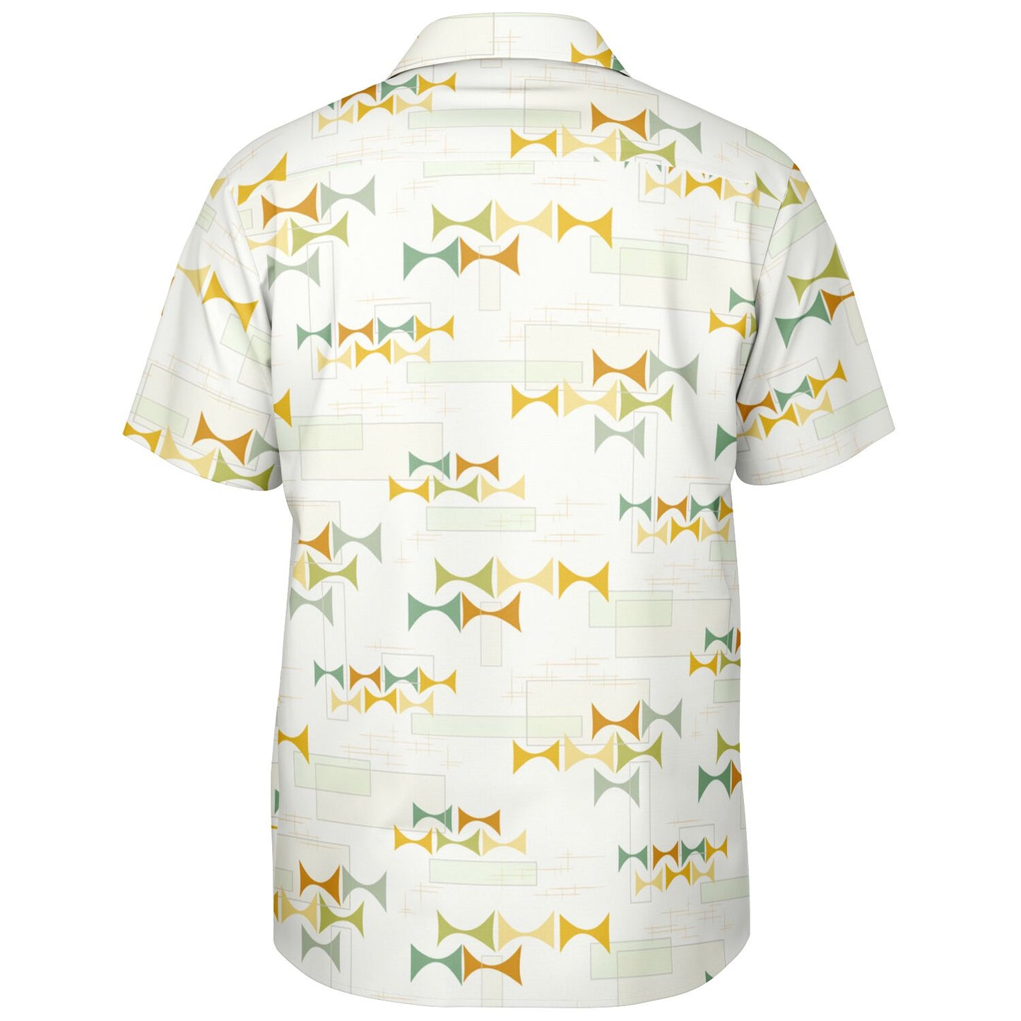 "Bow Tie Maneuvers #5" Short Sleeve Button-Down Shirt