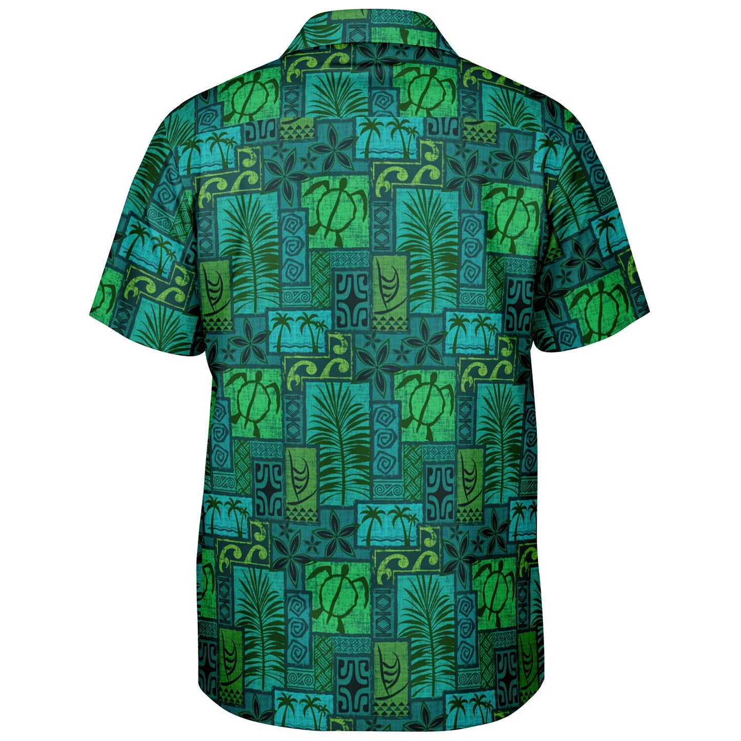 Moku Malihini Green Forest Short Sleeve Button-Down Shirt - AOP