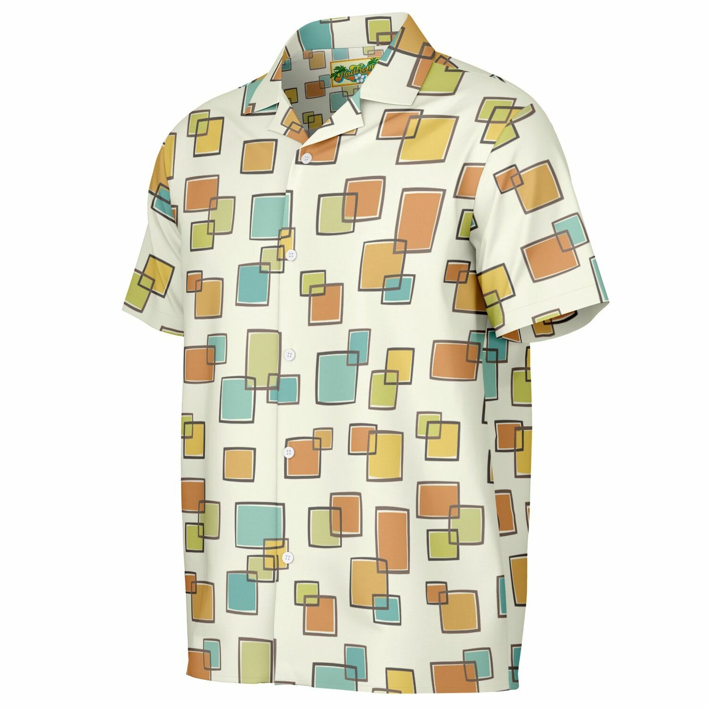 'Real Gone Square' Short Sleeve Button-Down Shirt