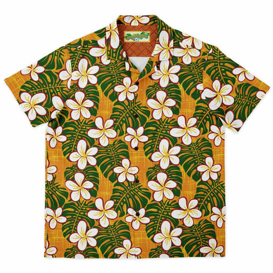 Autumn Aloha Short Sleeve Button-Down Shirt