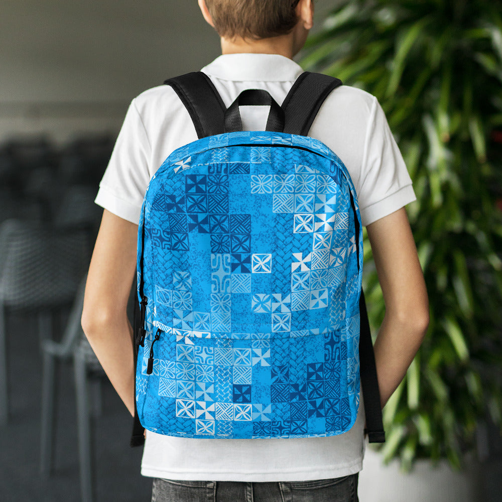 Tapa Tuesday Blue Backpack