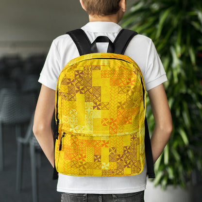 Tapa Tuesday Yellow Backpack