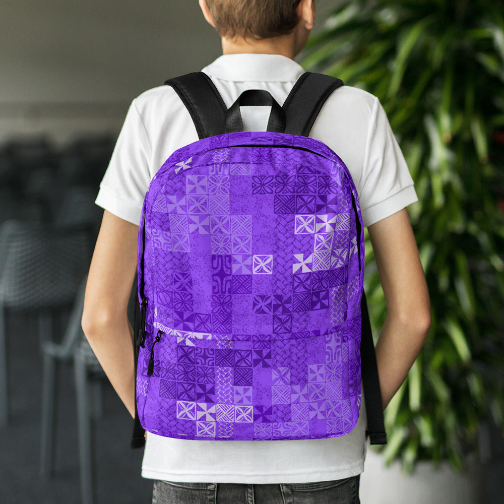 Tapa Tuesday Purple Backpack