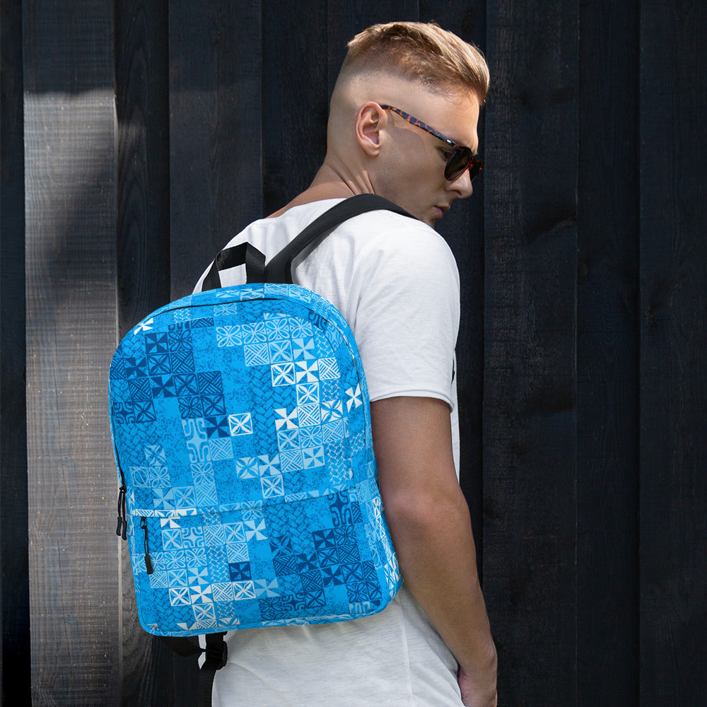 Tapa Tuesday Blue Backpack