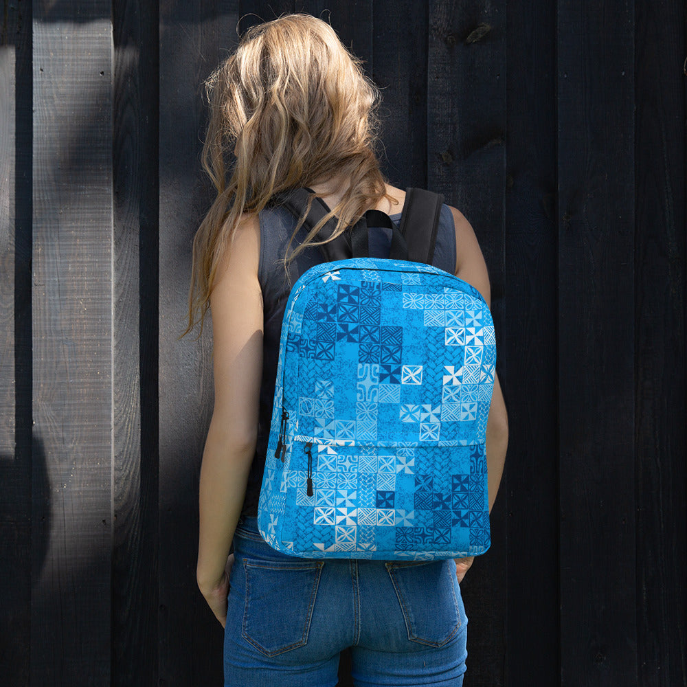 Tapa Tuesday Blue Backpack