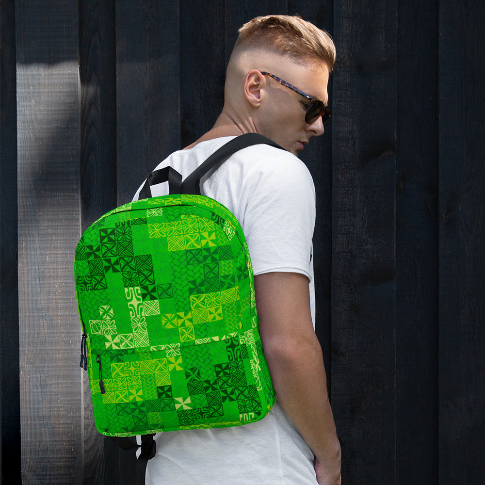 Tapa Tuesday Green Backpack