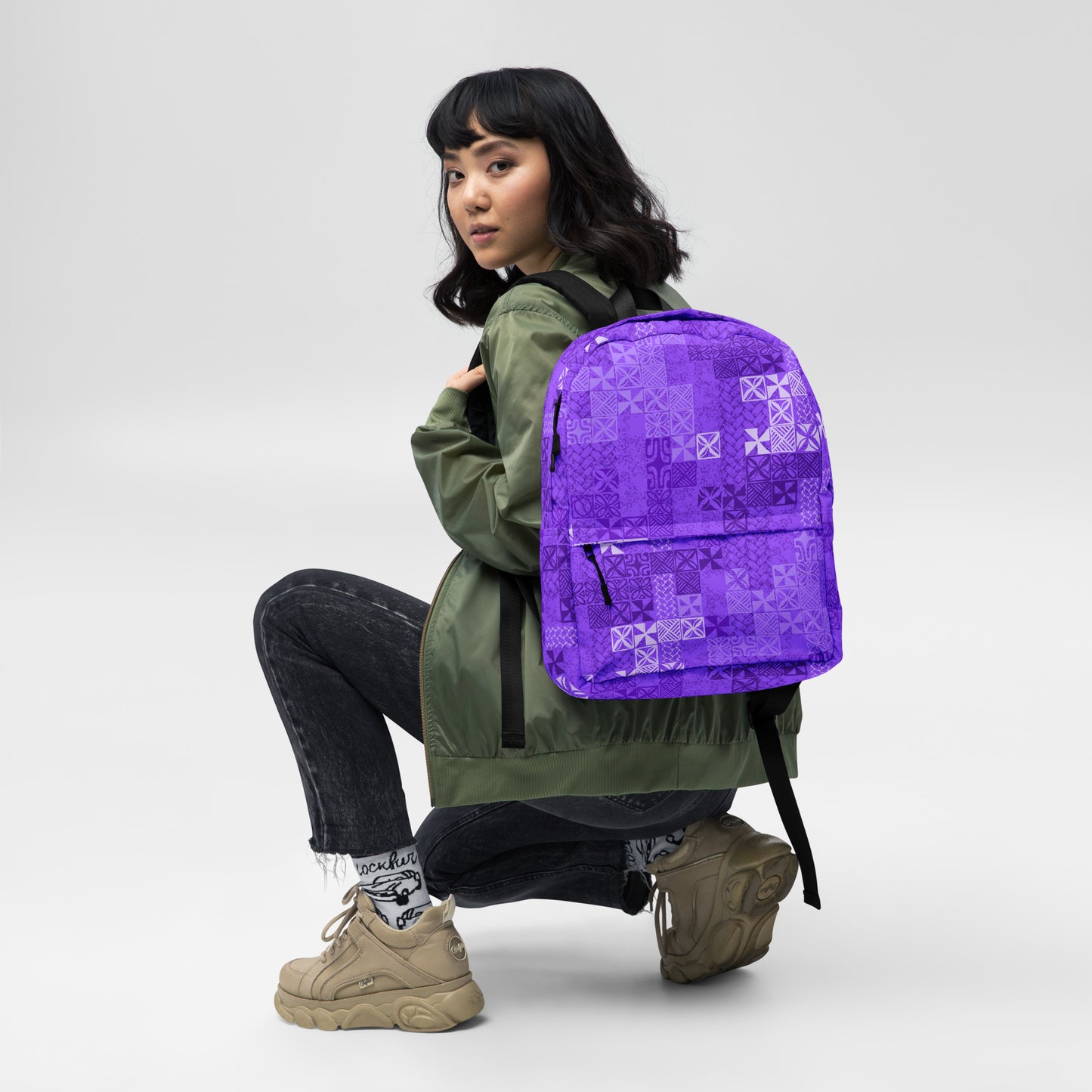 Tapa Tuesday Purple Backpack