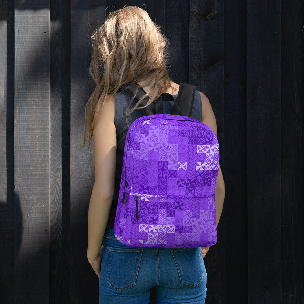 Tapa Tuesday Purple Backpack