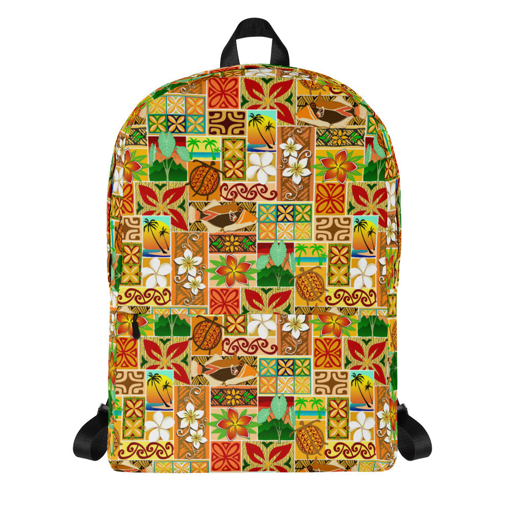 Hawaiian Motif Backpack