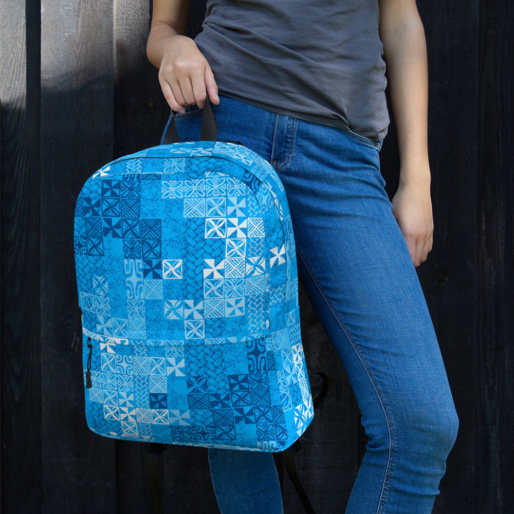 Tapa Tuesday Blue Backpack