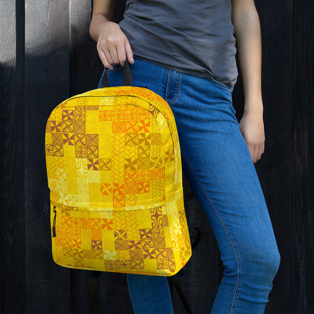 Tapa Tuesday Yellow Backpack