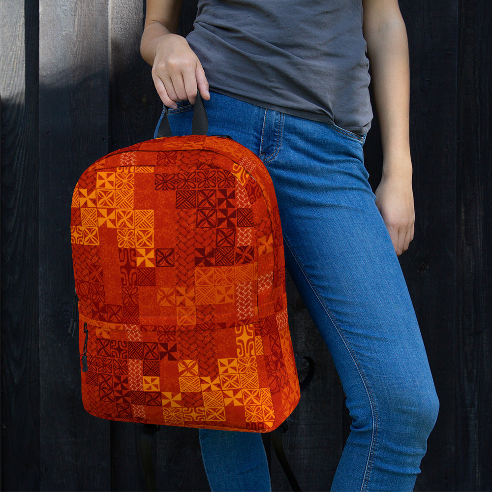 Tapa Tuesday Red Backpack