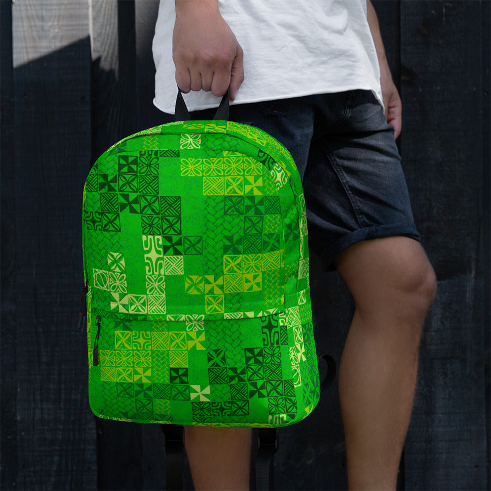 Tapa Tuesday Green Backpack