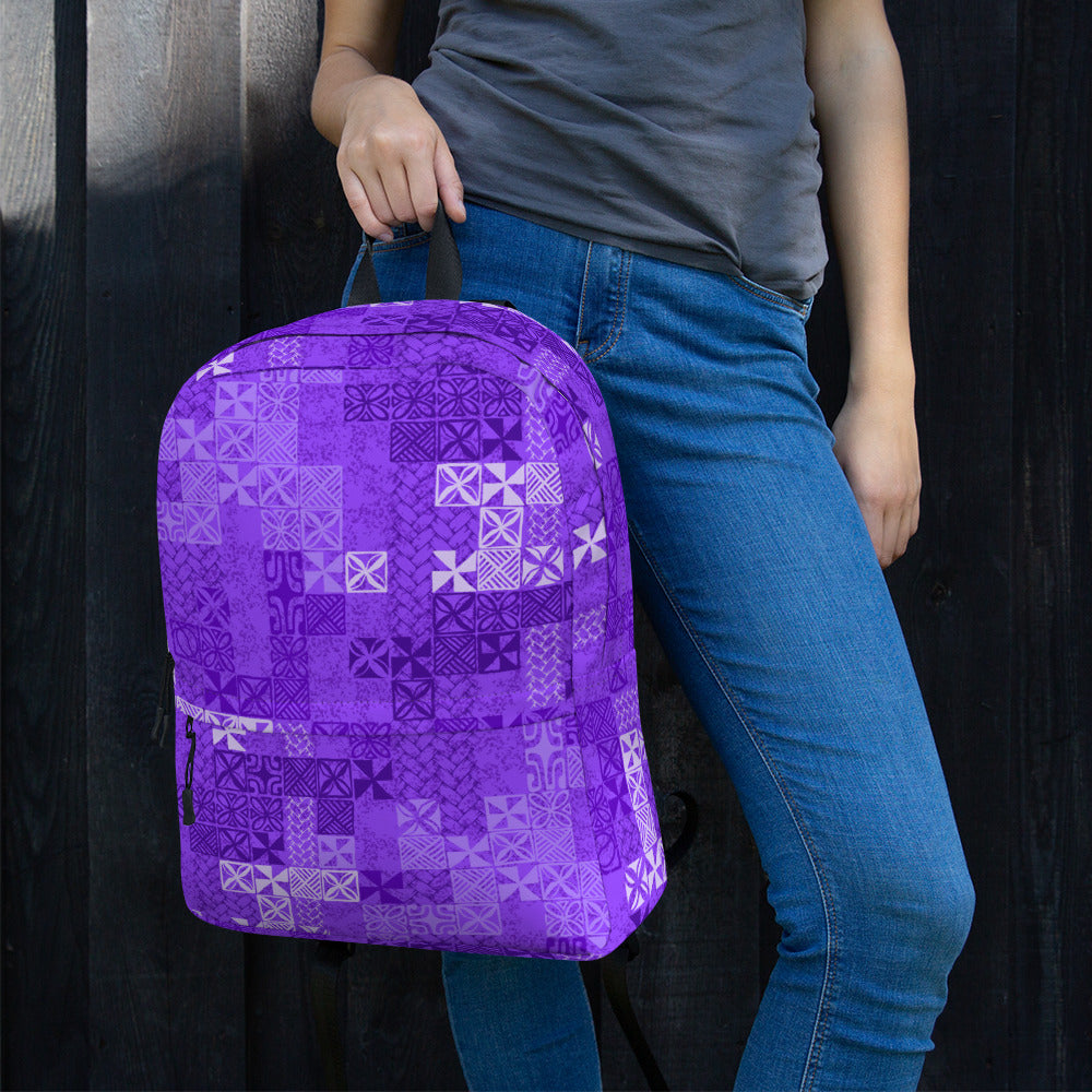 Tapa Tuesday Purple Backpack