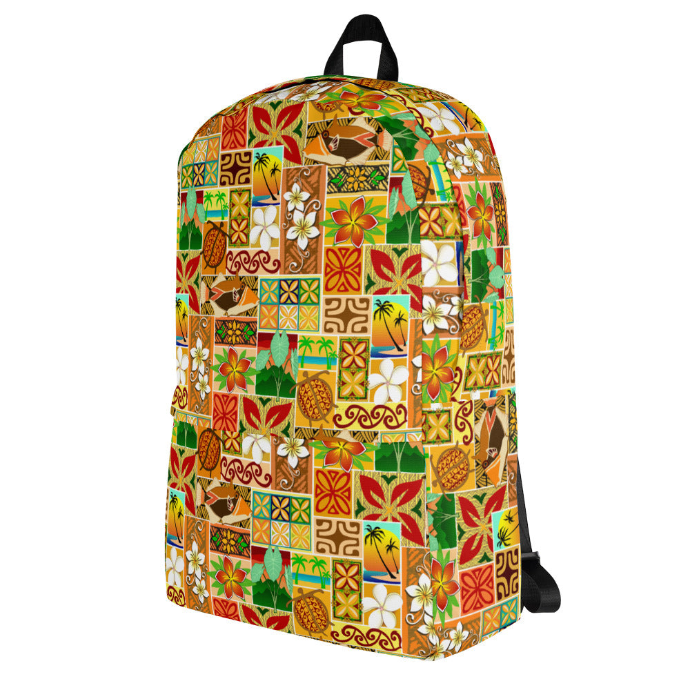 Hawaiian Motif Backpack