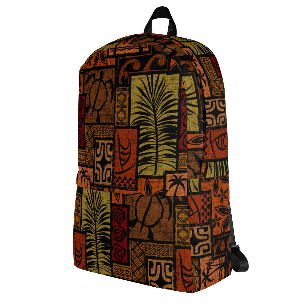 Moku Malihini on Black Backpack