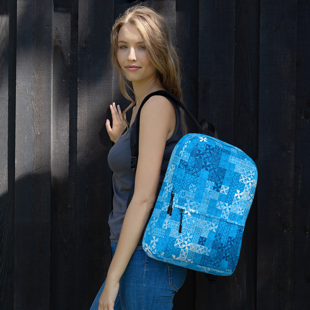 Tapa Tuesday Blue Backpack