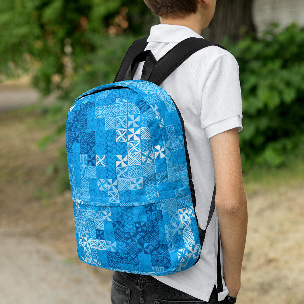 Tapa Tuesday Blue Backpack