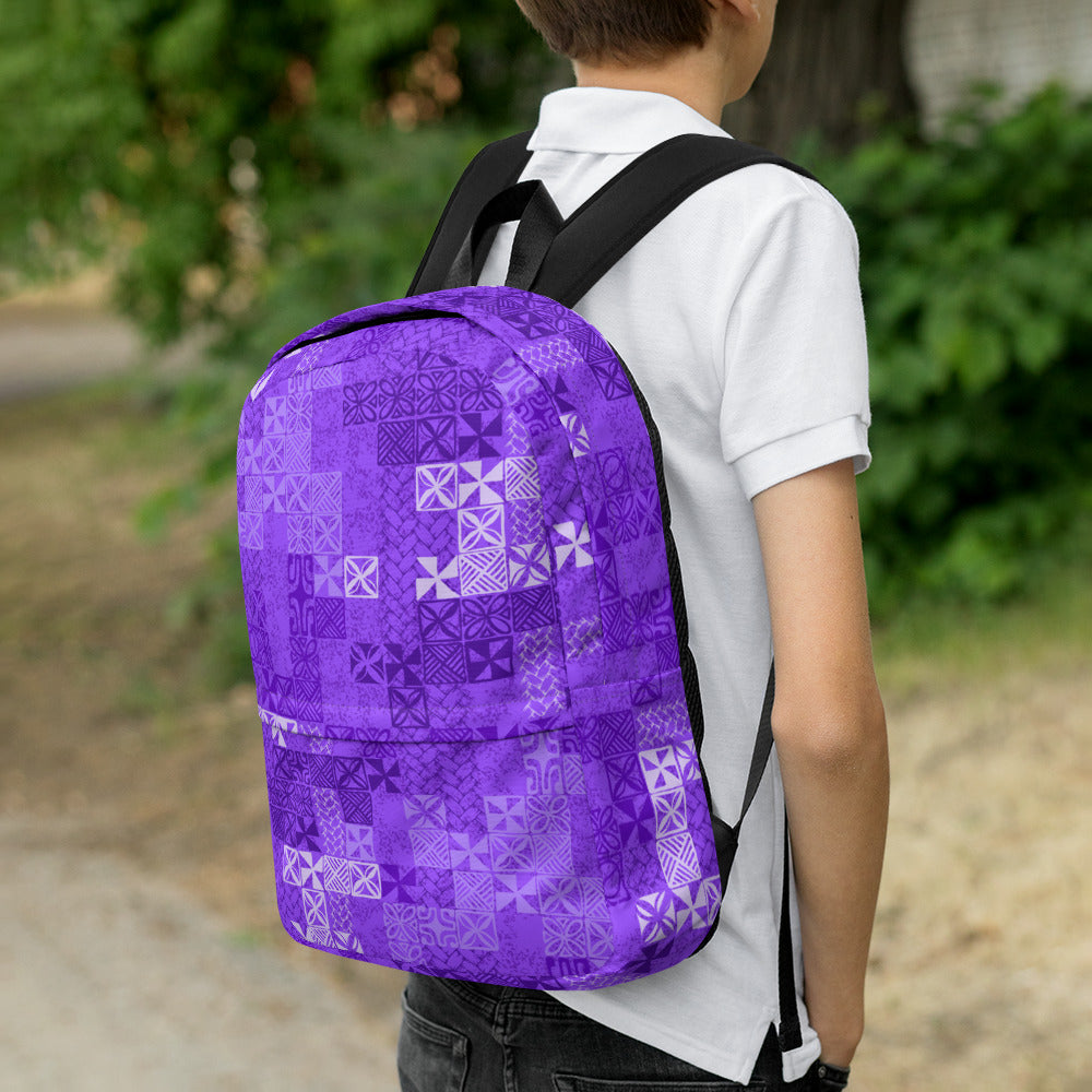 Tapa Tuesday Purple Backpack