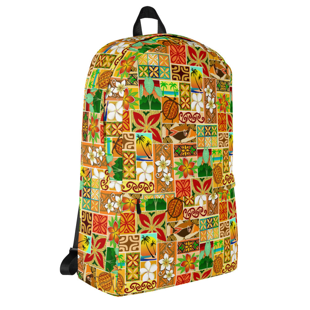 Hawaiian Motif Backpack