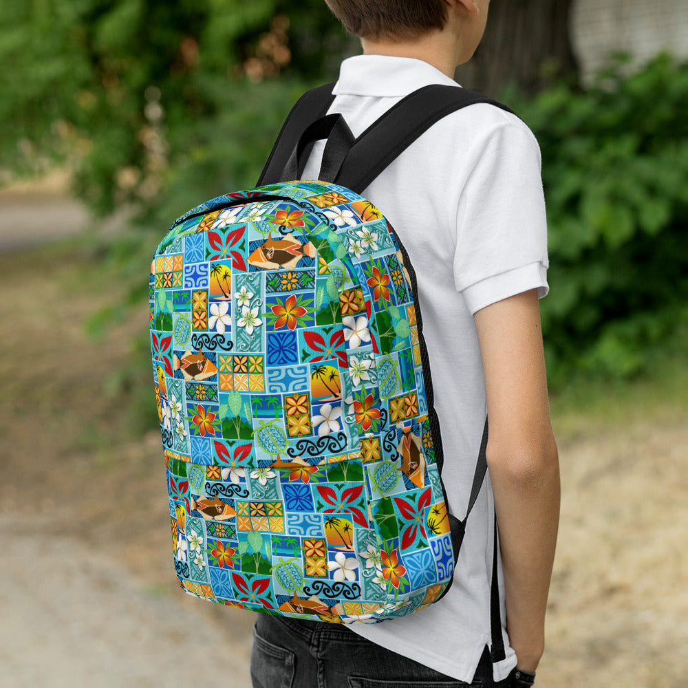 New Hawaiian Motif Backpack
