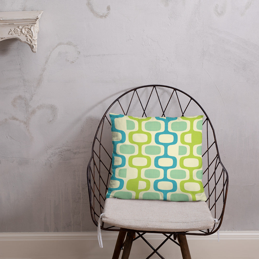 Whatco Caribbean Jade Lime Basic Pillow