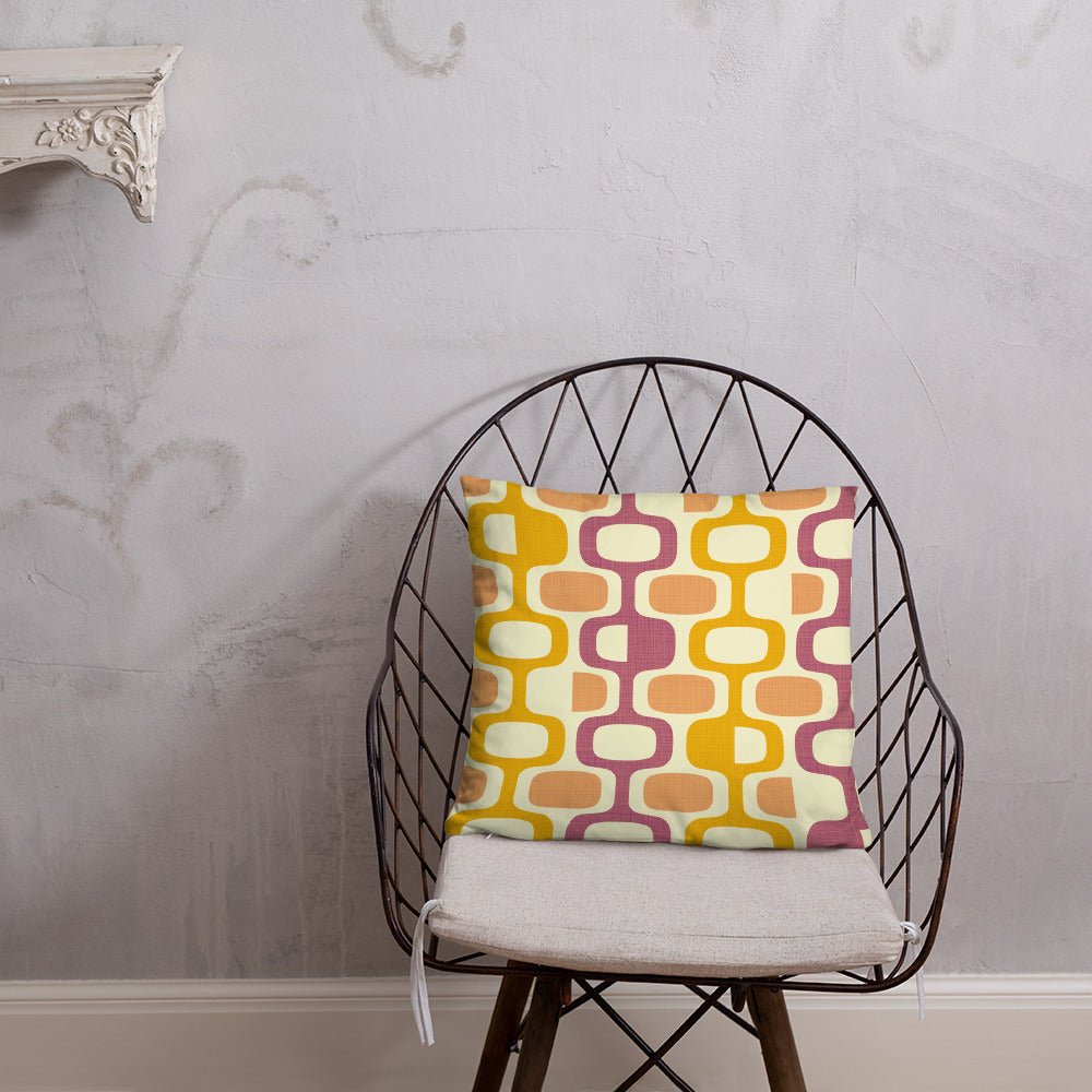 Whatco Peach Berry Marigold Basic Pillow