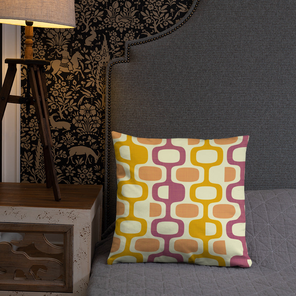 Whatco Peach Berry Marigold Basic Pillow