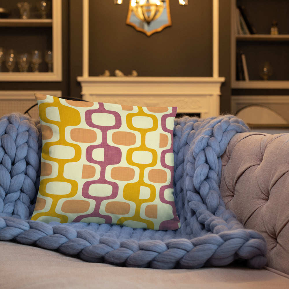 Whatco Peach Berry Marigold Basic Pillow