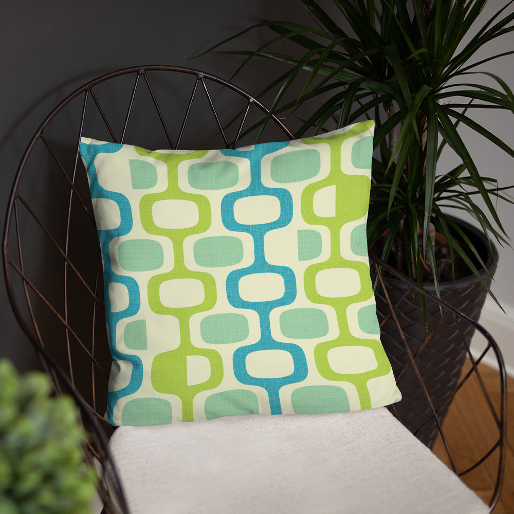 Whatco Caribbean Jade Lime Basic Pillow