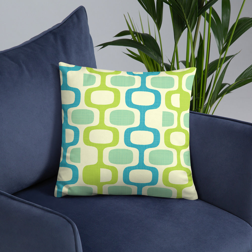 Whatco Caribbean Jade Lime Basic Pillow