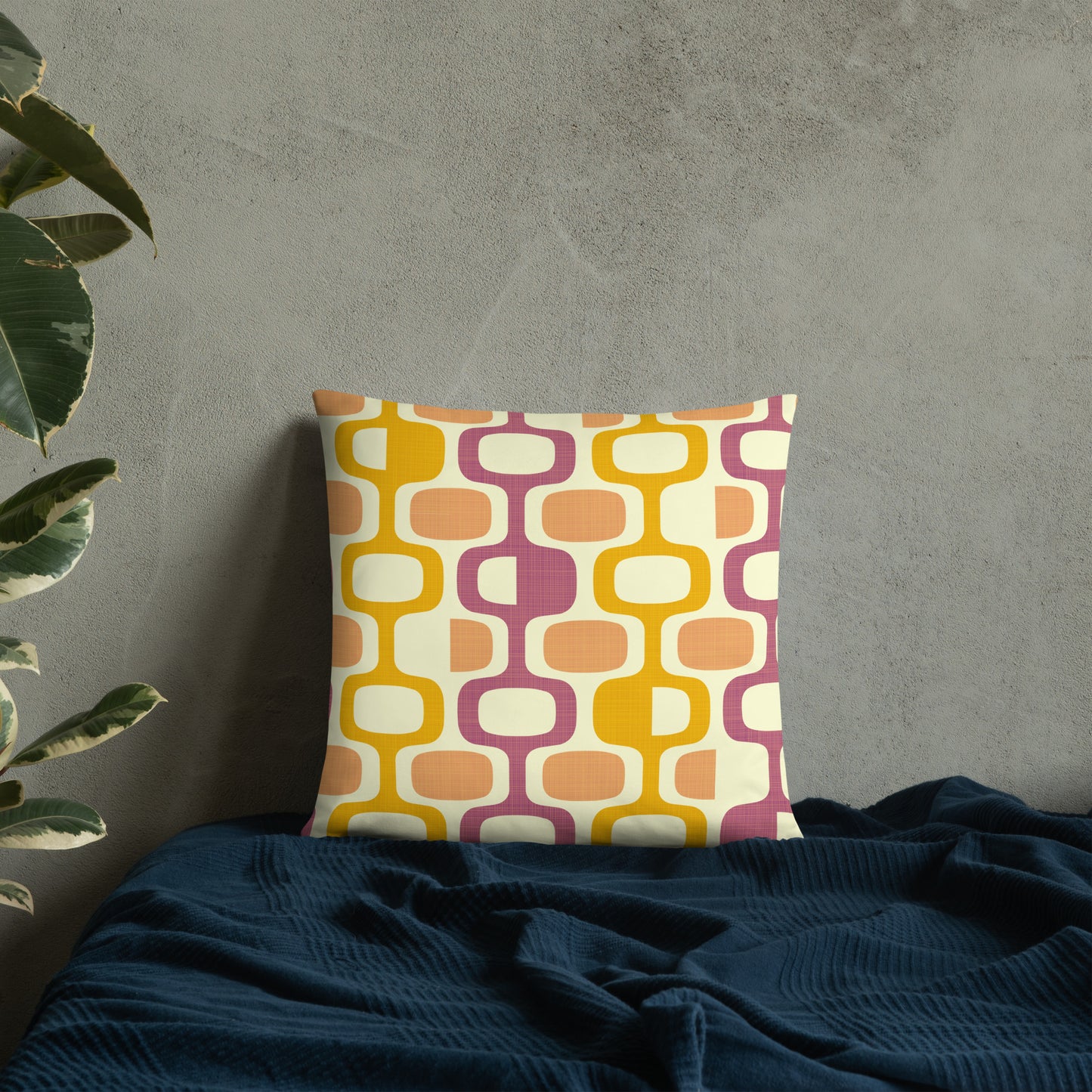 Whatco Peach Berry Marigold Basic Pillow