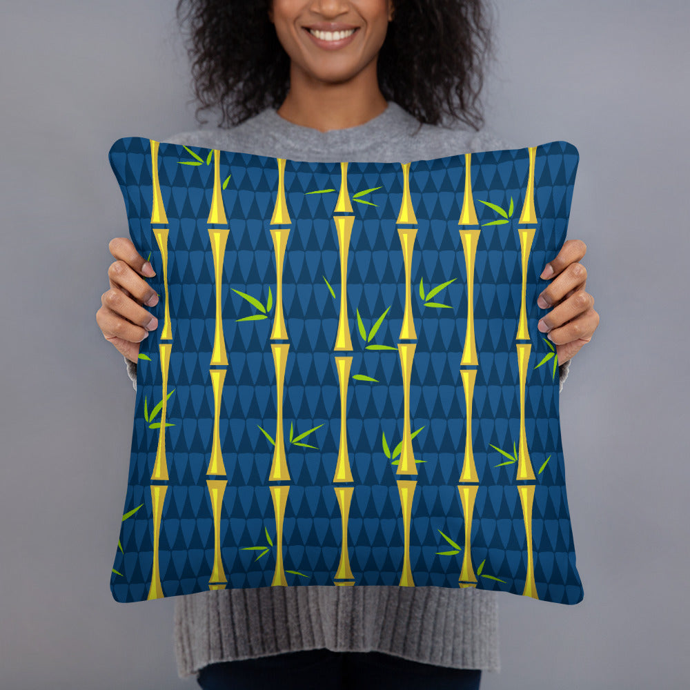 Bamboo Moderne Midnight Basic Pillow