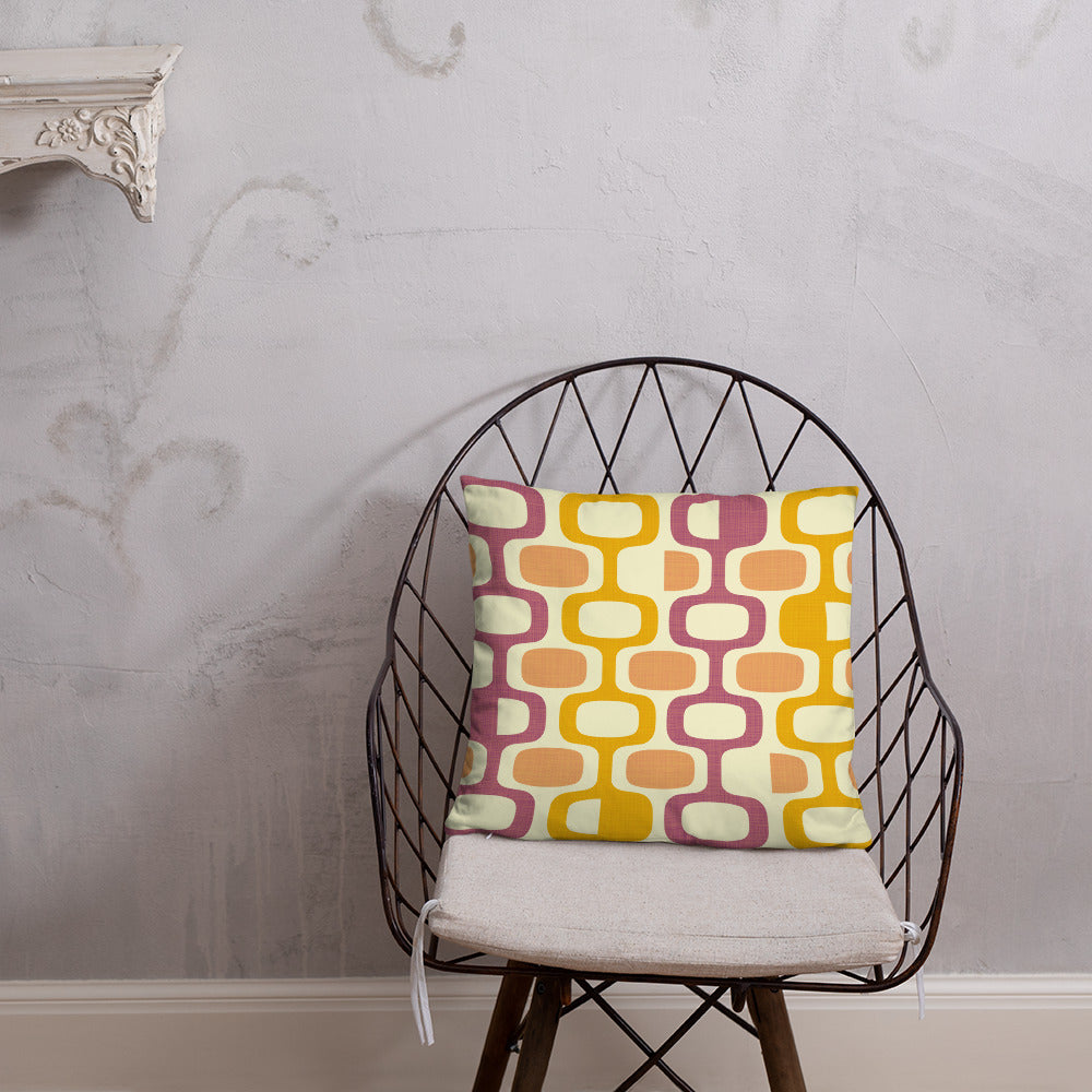 Whatco Peach Berry Marigold Basic Pillow