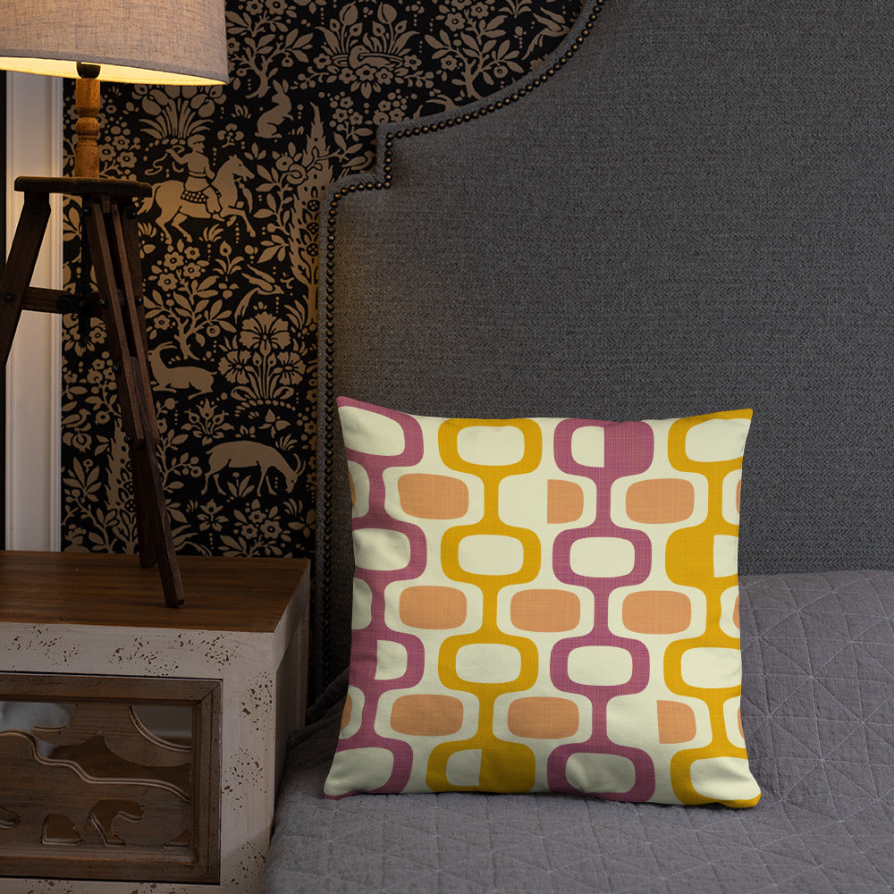 Whatco Peach Berry Marigold Basic Pillow