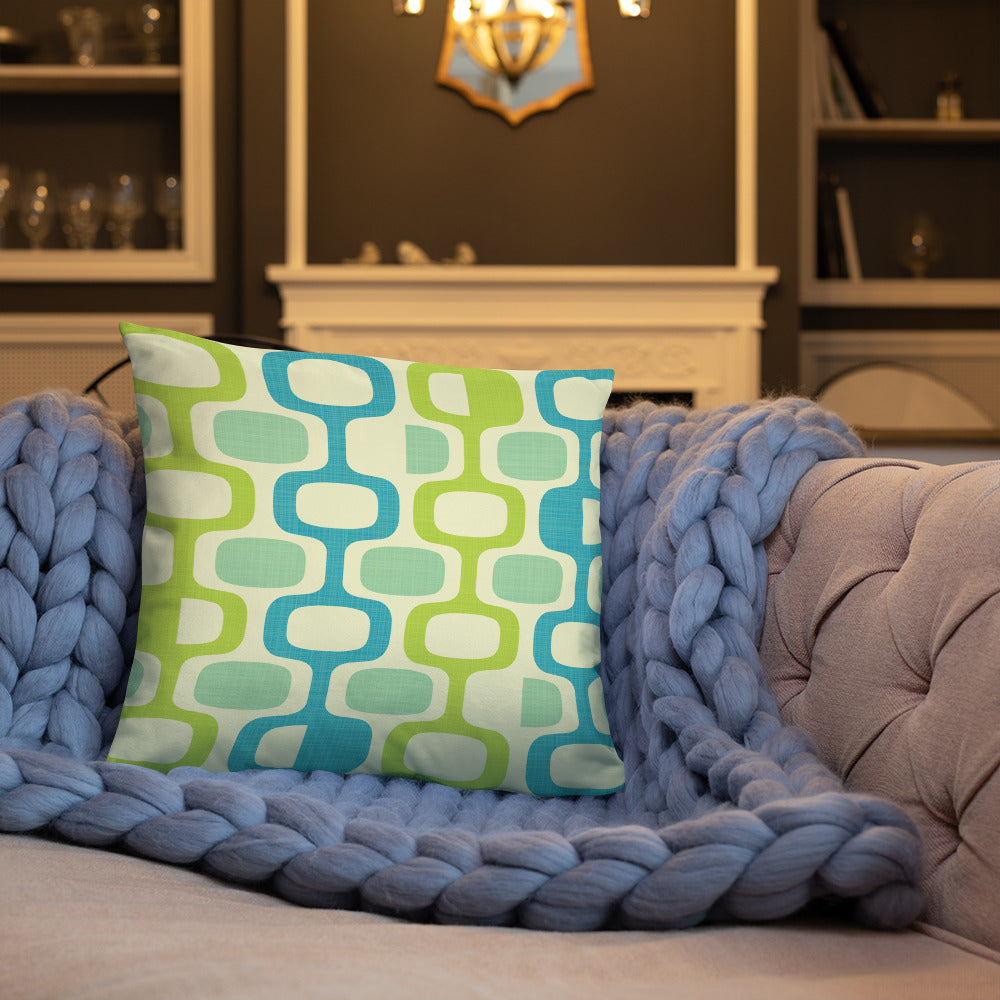 Whatco Caribbean Jade Lime Basic Pillow