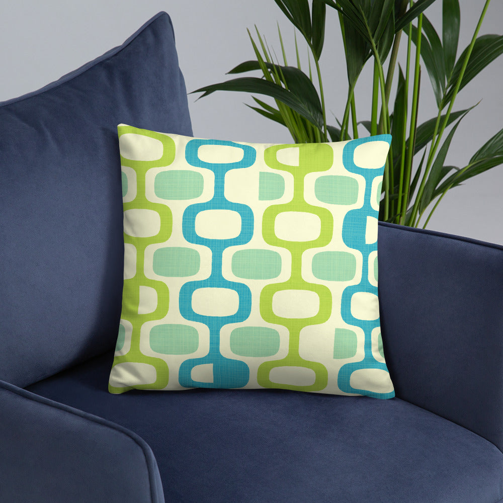 Whatco Caribbean Jade Lime Basic Pillow