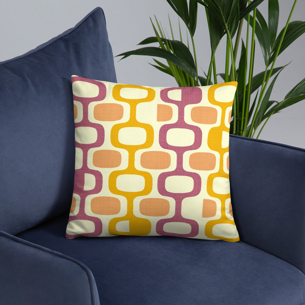 Whatco Peach Berry Marigold Basic Pillow