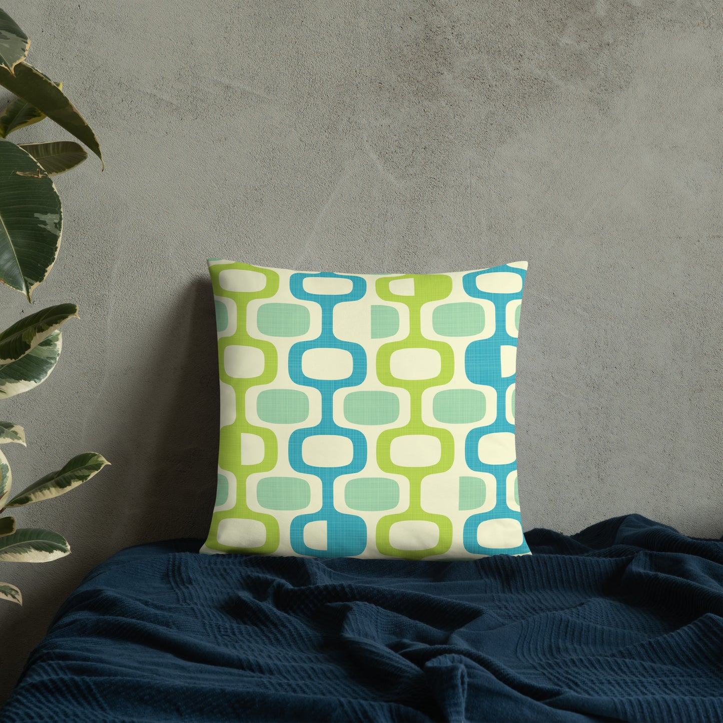 Whatco Caribbean Jade Lime Basic Pillow