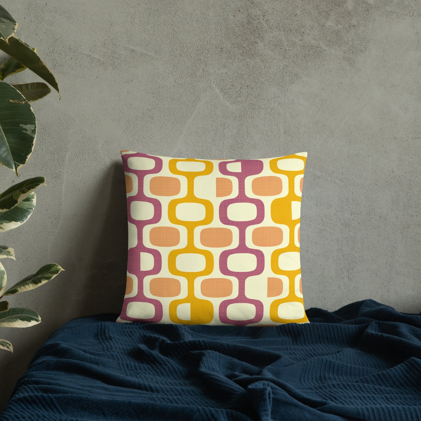 Whatco Peach Berry Marigold Basic Pillow