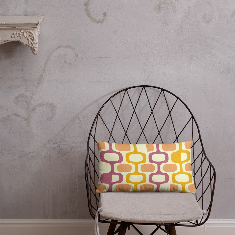 Whatco Peach Berry Marigold Basic Pillow