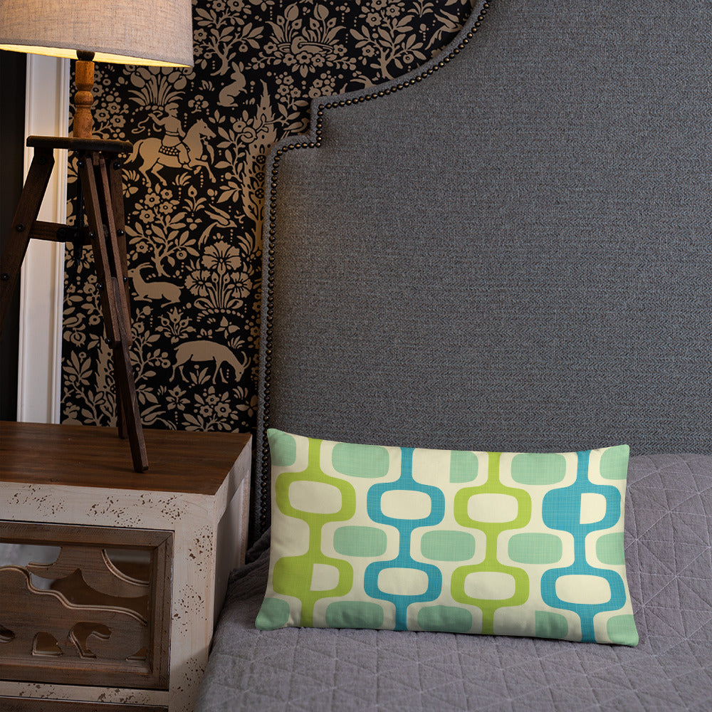 Whatco Caribbean Jade Lime Basic Pillow