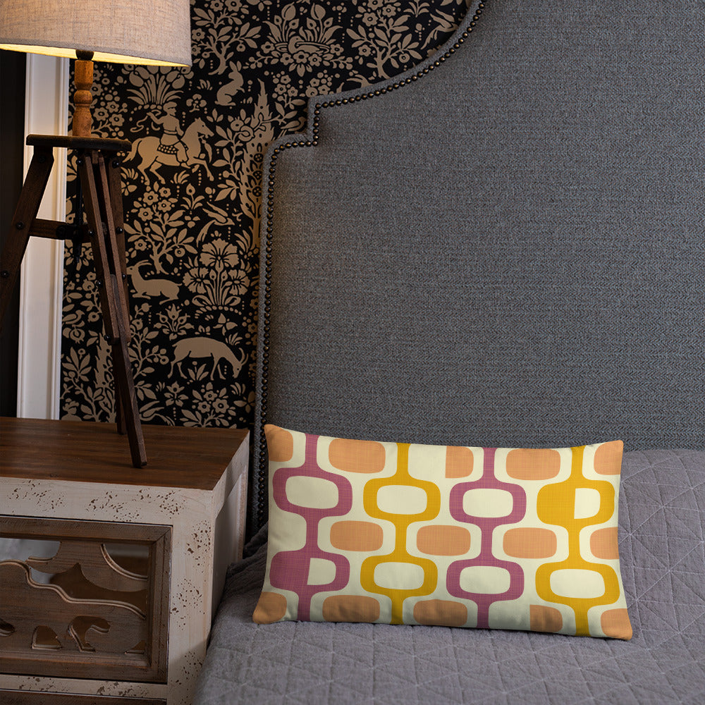 Whatco Peach Berry Marigold Basic Pillow