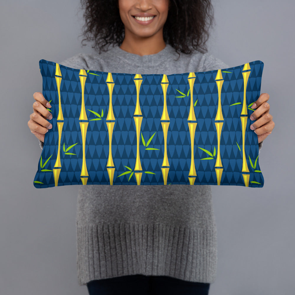 Bamboo Moderne Midnight Basic Pillow