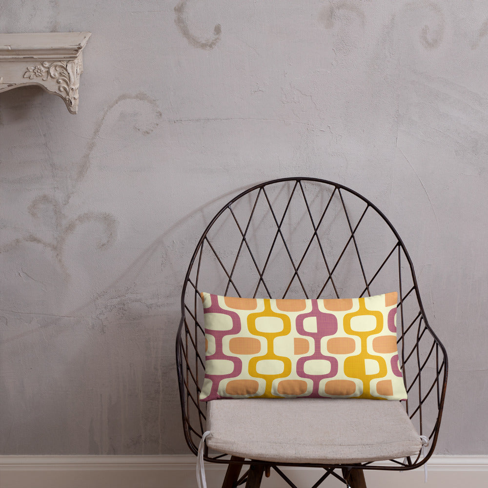 Whatco Peach Berry Marigold Basic Pillow