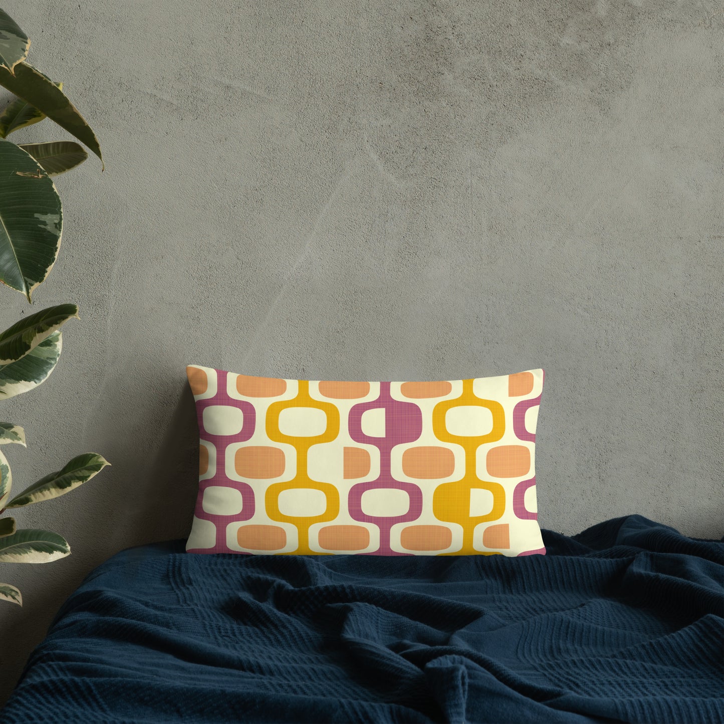 Whatco Peach Berry Marigold Basic Pillow