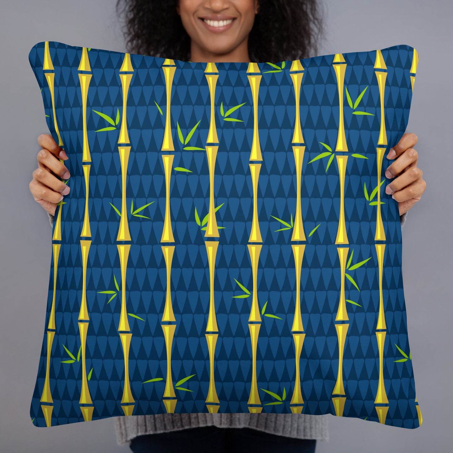 Bamboo Moderne Midnight Basic Pillow